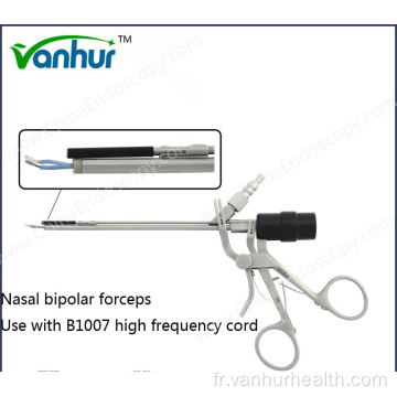 EN T Instruments d&#39;endoscope Pince nasale bipolaire